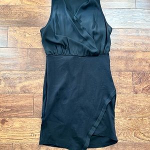 Black Tank Asymmetrical Skirt Dress